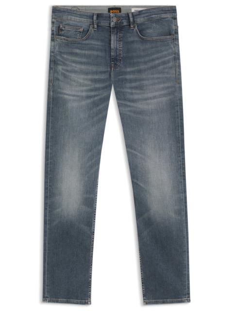 BOSS SLIM-FIT JEANS IN STRETCH-COTTON DENIM