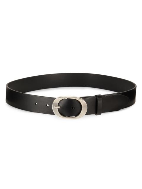 rag & bone Women's Vera Leather Belt - Black