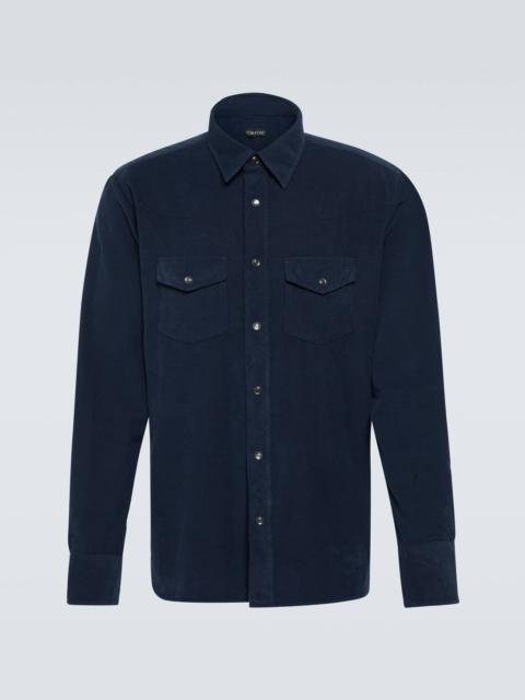 TOM FORD Cotton corduroy Western shirt