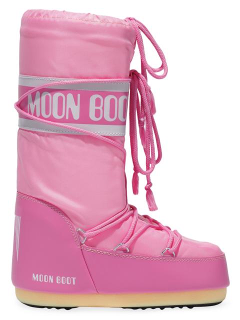 MOON BOOT Unisex Unisex Icon Nylon Boots - Pink