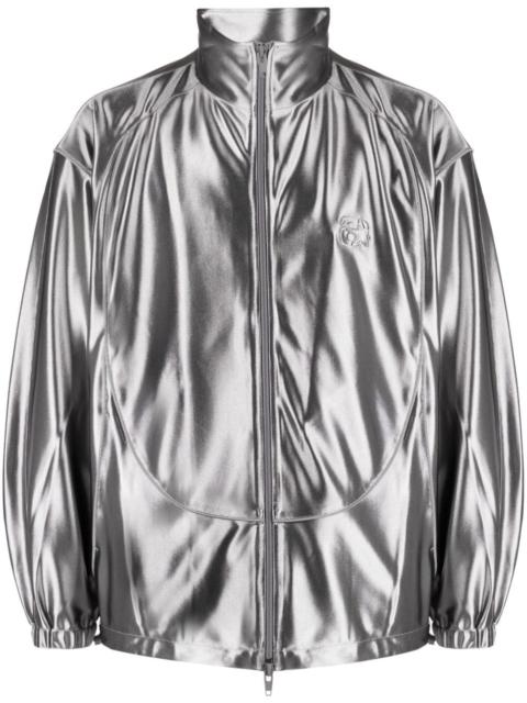 Alexander Wang logo-embossed track jacket