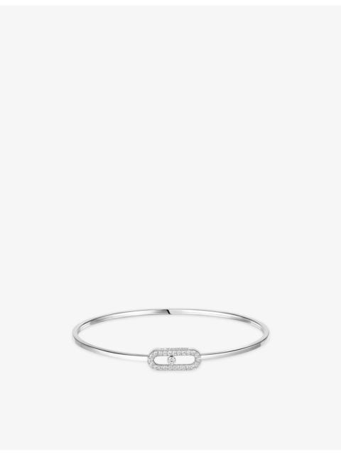 MESSIKA Move Uno Small Flex 18ct Gold And 0.14ct Diamond Bracelet