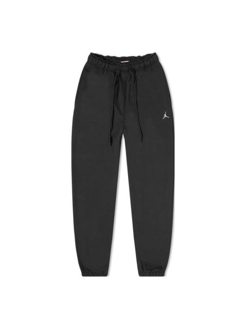 Jordan Men's Air Jordan Essentials Solid Color Printing Logo Lacing Bundle Feet Sports Pants/Trousers/Jogge