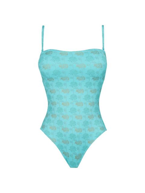 Vilebrequin Women Swimsuit Iridescent Flowers of Joy
