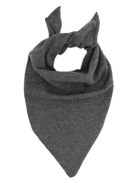 Brunello Cucinelli FOULARD IN CASHMERE CON MONILE