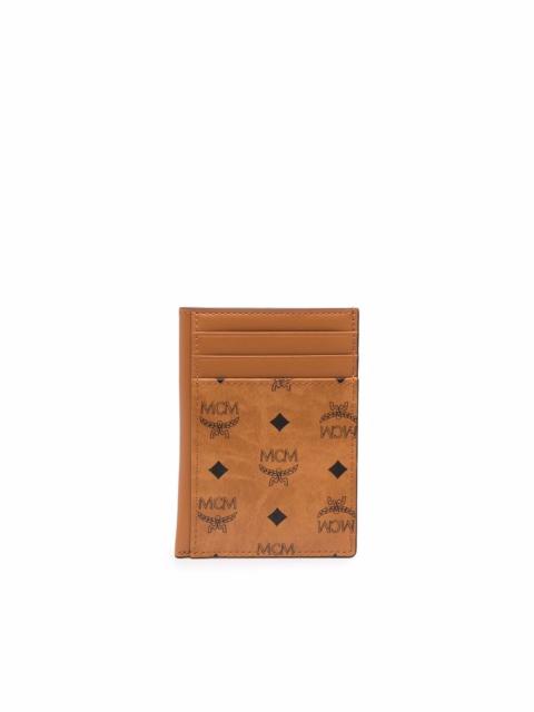 MCM monogram-print card holder