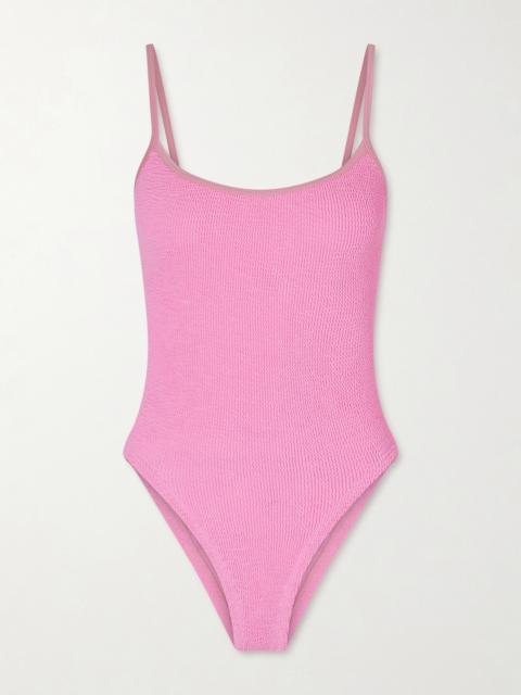Hunza G Pamela Seersucker Swimsuit