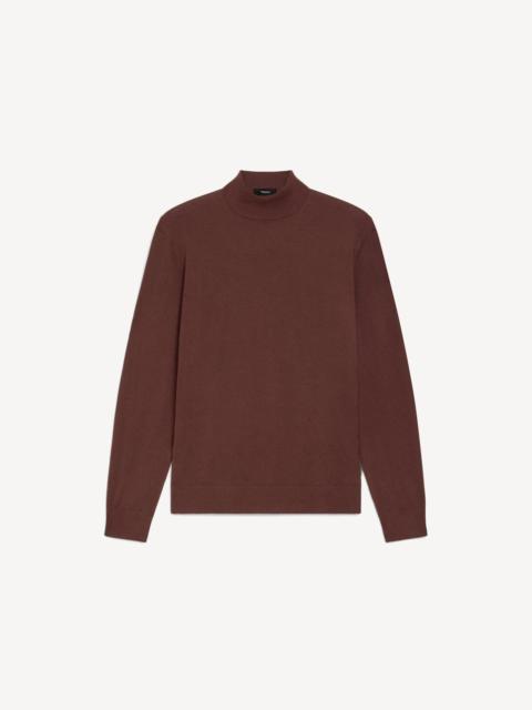 Theory Mock Neck Sweater in Regal Wool