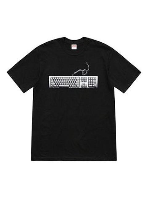 Supreme Supreme SS19 Keyboard Tee Black Pattern Short Sleeve Unisex SUP-SS19-730