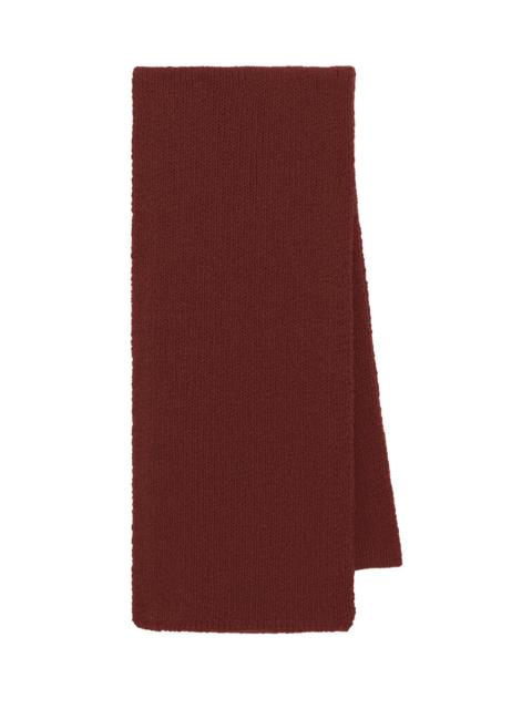 GABRIELA HEARST Tulsi Knit Scarf in Burnt Sienna Cashmere