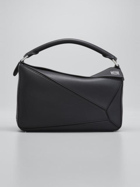 Loewe Puzzle Medium Top-Handle Bag in Leather