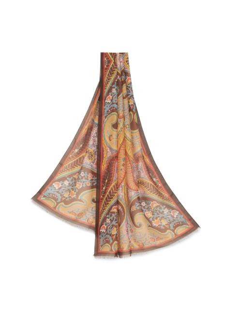 Etro paisley-print modal scarf