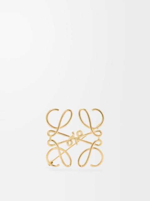 Loewe Anagram brooch in metal