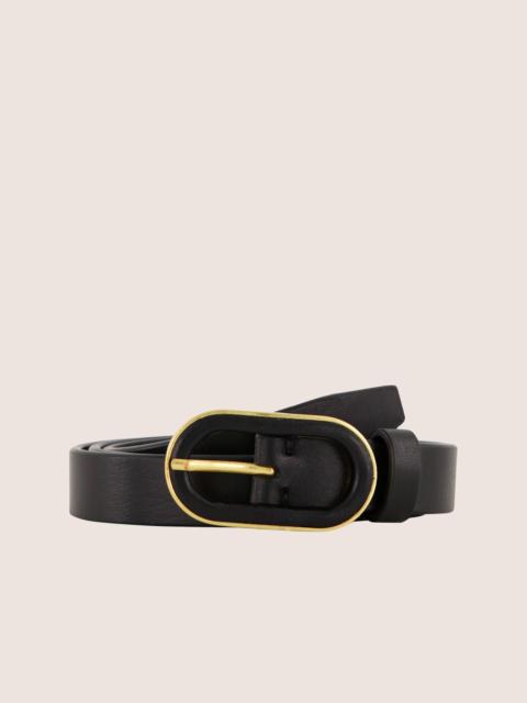 Vince Women's 20mm Leather-Inlay Buckle Belt