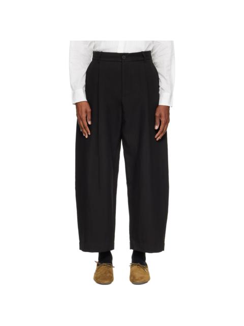Studio Nicholson Black Ellis Trousers