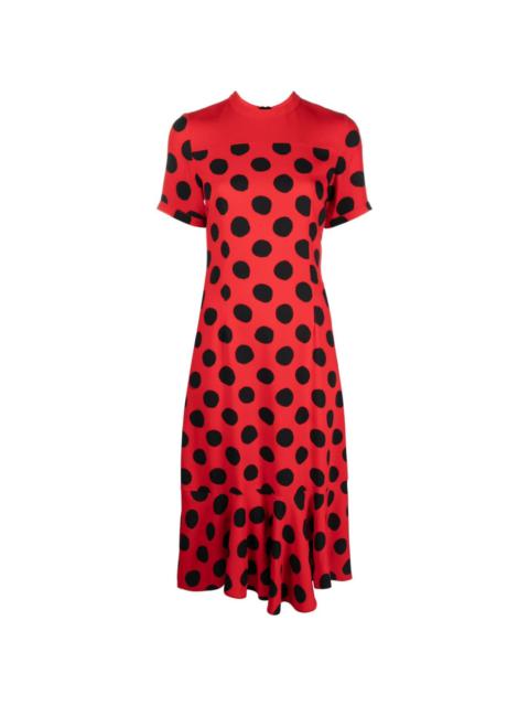 Marni polka-dot pattern midi dress