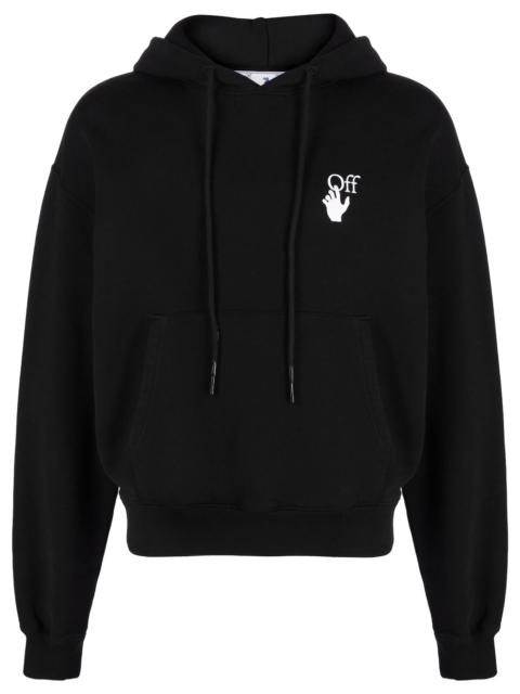 Off-White logo-print drawstring hoodie