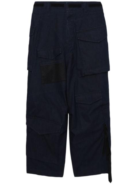 Junya Watanabe MAN wide-leg cotton cargo trousers