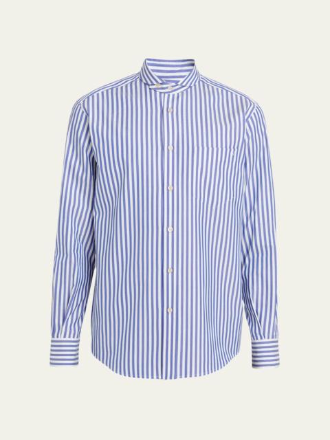 Valentino Men's Striped Cotton Shirt