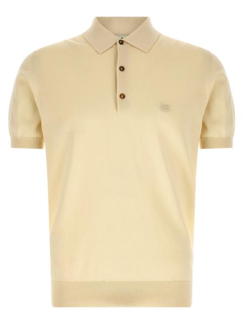 Etro Pegaso Polo Beige