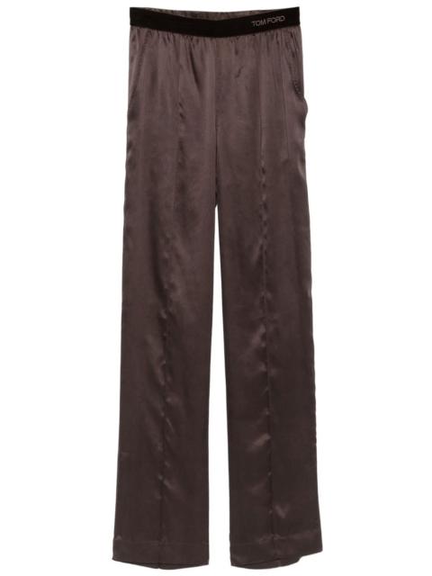 TOM FORD SILK SATIN PYJAMA STYLE PANTS