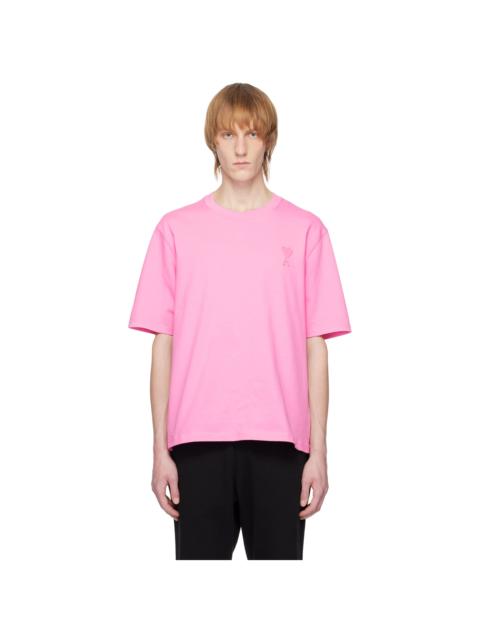AMI Paris Pink Ami De Cœur T-Shirt