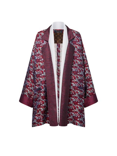 Louis Vuitton Leaf Jacquard Robe Jacket