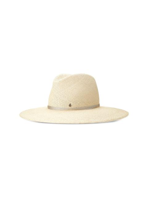 MAISON MICHEL Zango straw fedora hat