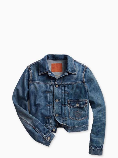 RRL by Ralph Lauren RRL CROPPED DENIM JACKET KENNEY WASH