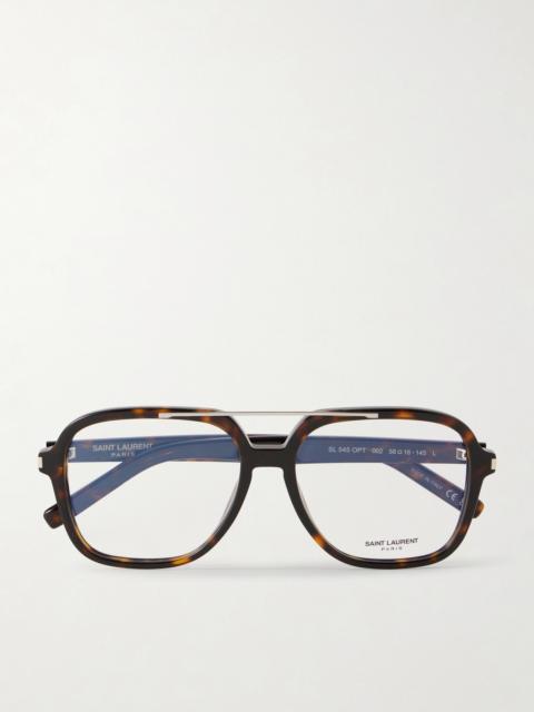 SAINT LAURENT Sl 545 Square-frame Acetate Glasses