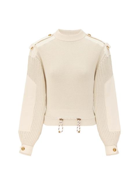 Zimmermann CLASH DRAWSTRING SWEATER