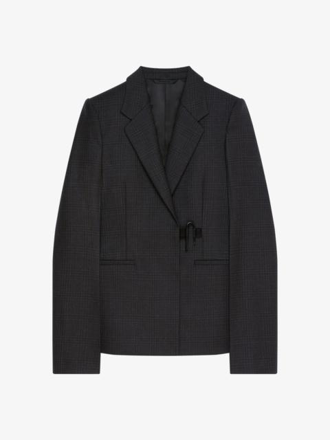 Givenchy SLIM FIT JACKET IN WOOL WITH U-LOCK BUCKLE