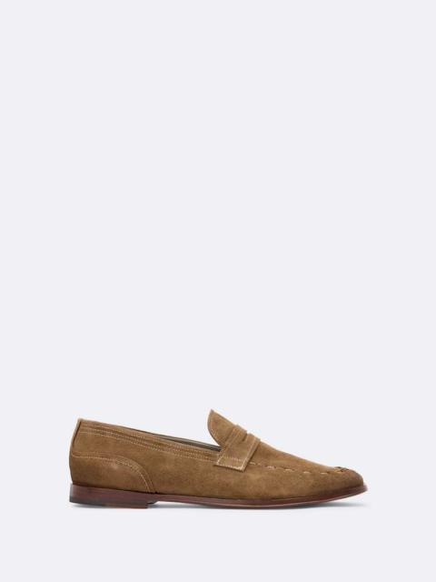 ALLSAINTS JULES HAND-STITCHED SUEDE LOAFERS