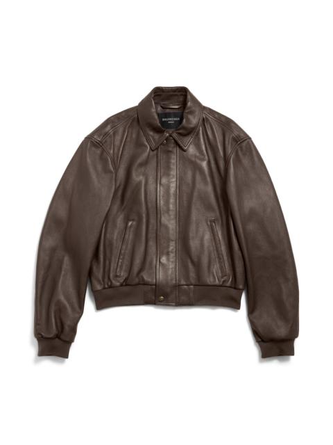 BALENCIAGA Men's Taxi Jacket in Dark Brown