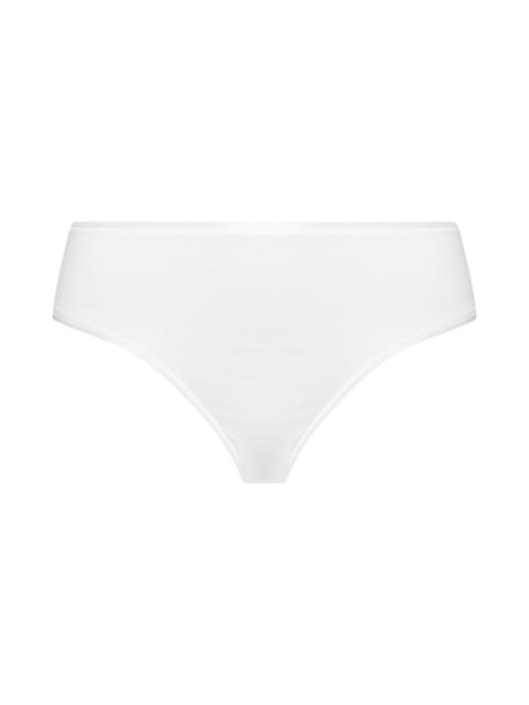 HANRO Cotton Seamless Cotton High Cut Full Brief