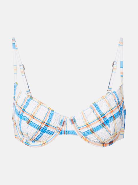 Polo Ralph Lauren Checked bikini top