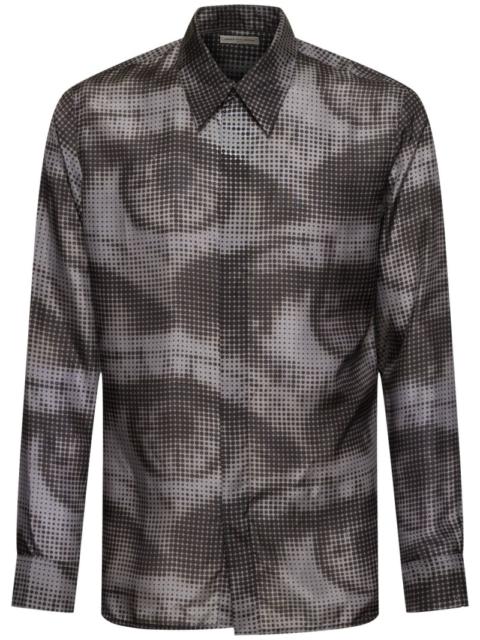 Carvies printed silk shirt