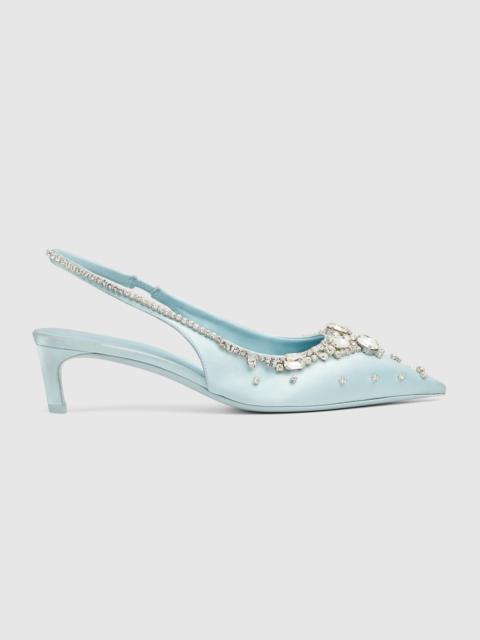 GUCCI Women's pump with crystals