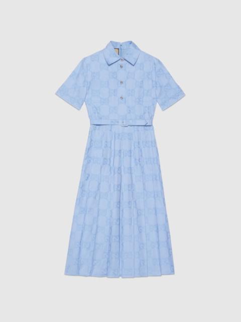 GUCCI Cotton poplin midi dress