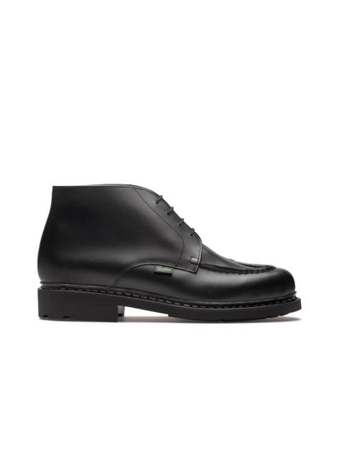 Paraboot Chambord Mid Black Silk - Rubber Sole