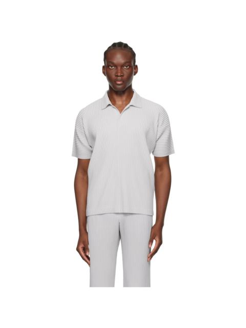 ISSEY MIYAKE Gray Basics Polo