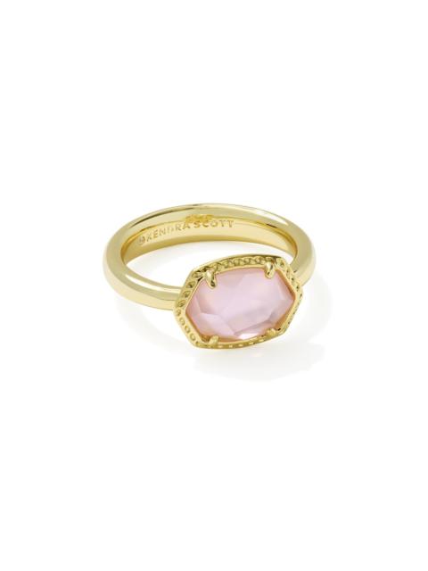 KENDRA SCOTT Daphne Gold Frame Band Ring