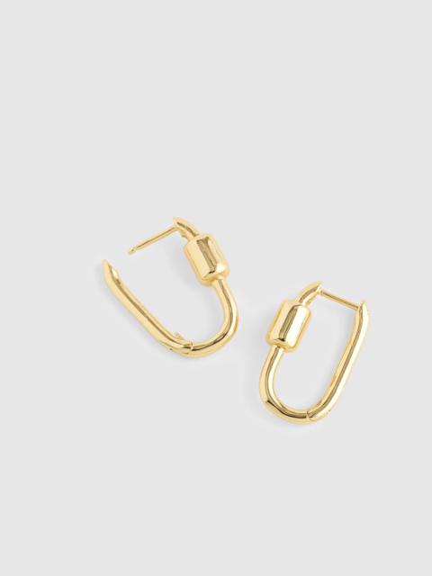 Madewell Carabiner Hoop Earrings
