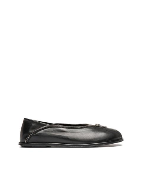 OFFICINE CREATIVE zip-detail loafers