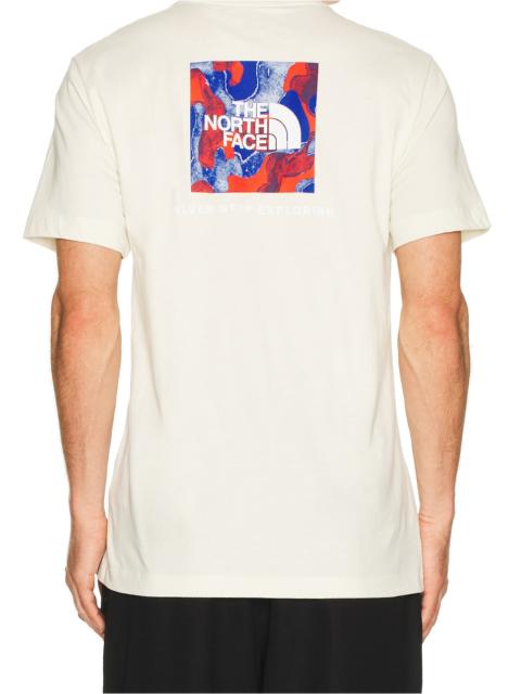 The North Face Red White And Blue Regular Short Sleeve Tee