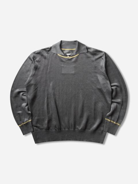 GR10K Men's Dyneema Polo Shirt Stone Grey