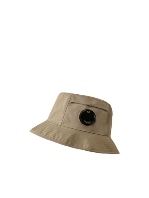 C.P. Company logo-patch bucket hat