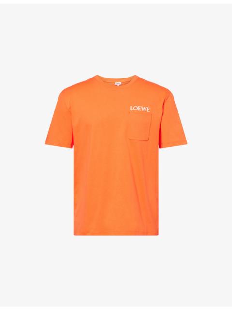 Loewe Brand-Embroidery Relaxed-fit Cotton-Jersey T-Shirt