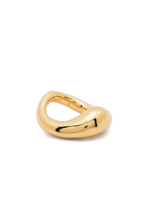 Jil Sander handcrafted brass ring