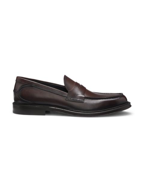 BOSS ITALIAN-MADE LOAFERS IN SOFT LEATHER